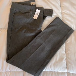 NWT Loft Charcoal Grey Curvy Skinny Ankle Pant